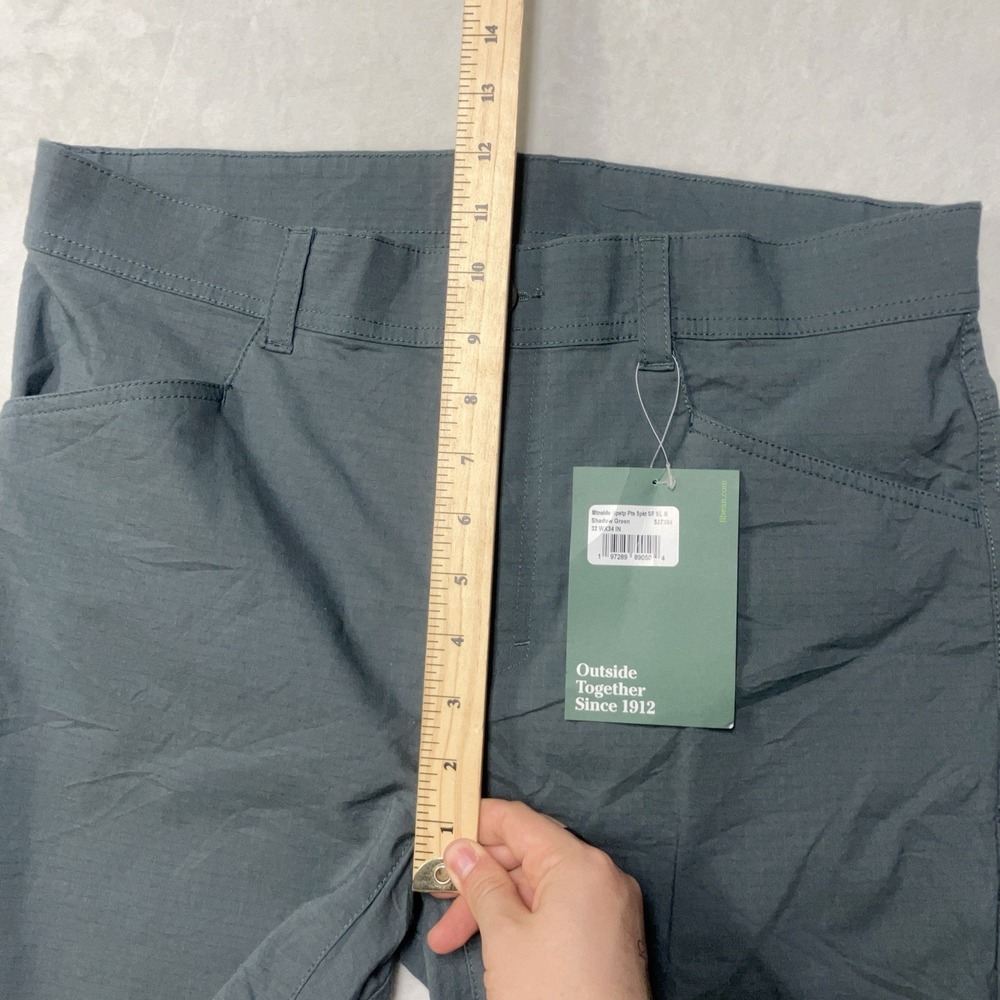 NWT LL Bean Mountainside Ripstop 5-Pocket Pants Men 32x34 Fit 34x34 Green 527384 - Picture 10 of 11